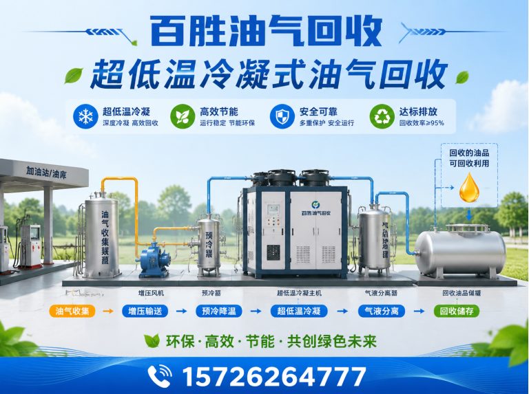胶州市加油站油气回收系统展示图